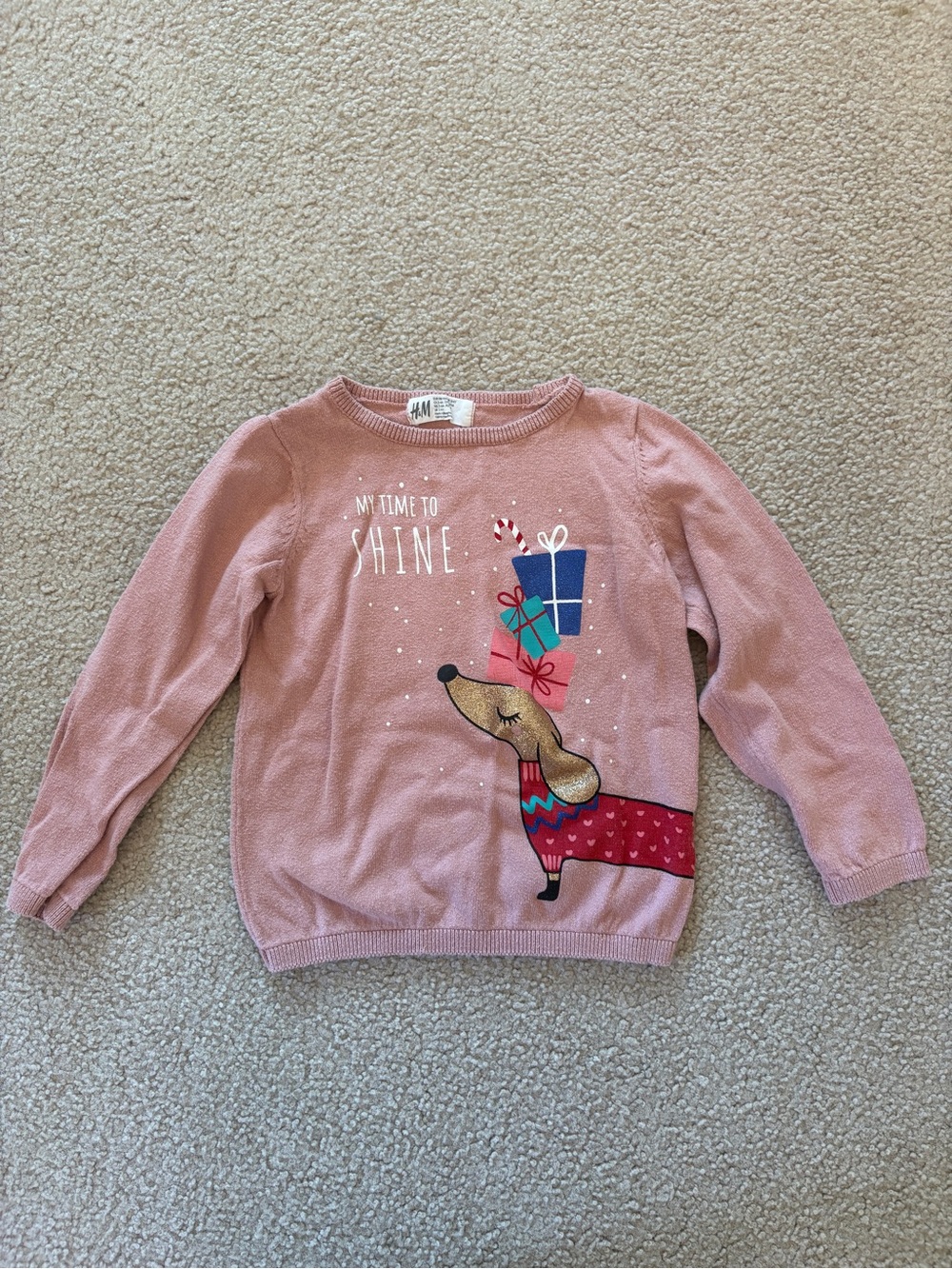 🤍H&M 🤍holiday Kids Sweatshirt, size 3-4